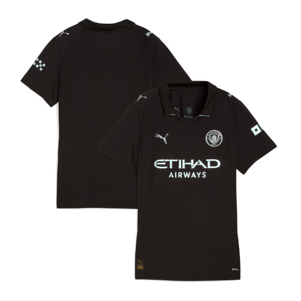2025-26 Manchester City Away Women Soccer Jersey Shirt